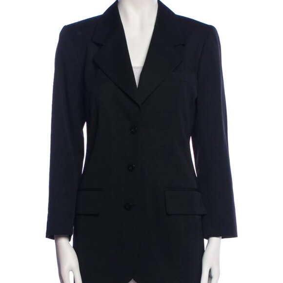 Gucci 100% Wool Blazer Black SZ 40/US SMALL
